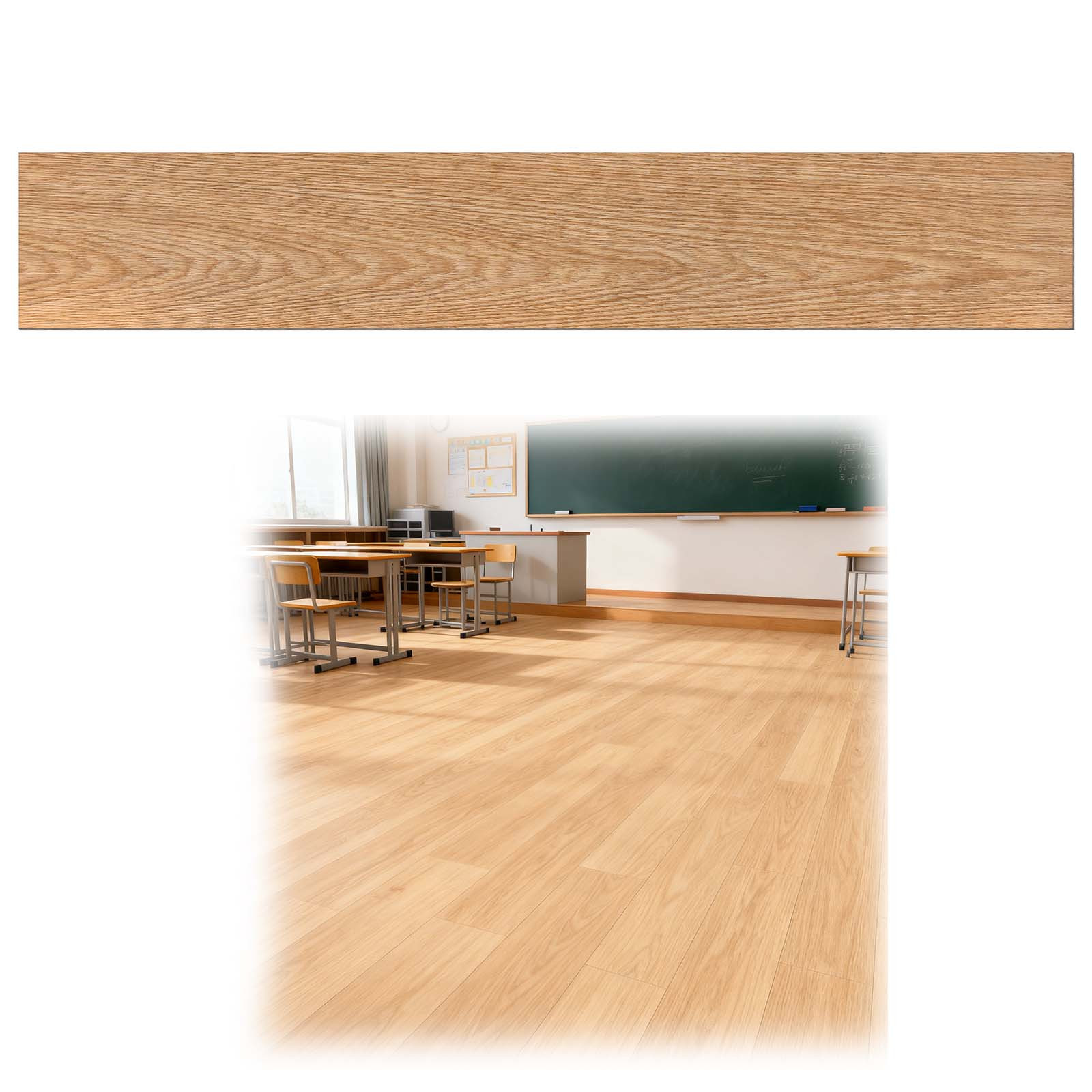 TEMU Revêtement de sol en PVC vinyle autocollant - 18/36 pièces, carreaux adhésifs pour cuisine, salon, balcon - 2,51 m²/5,02 m²