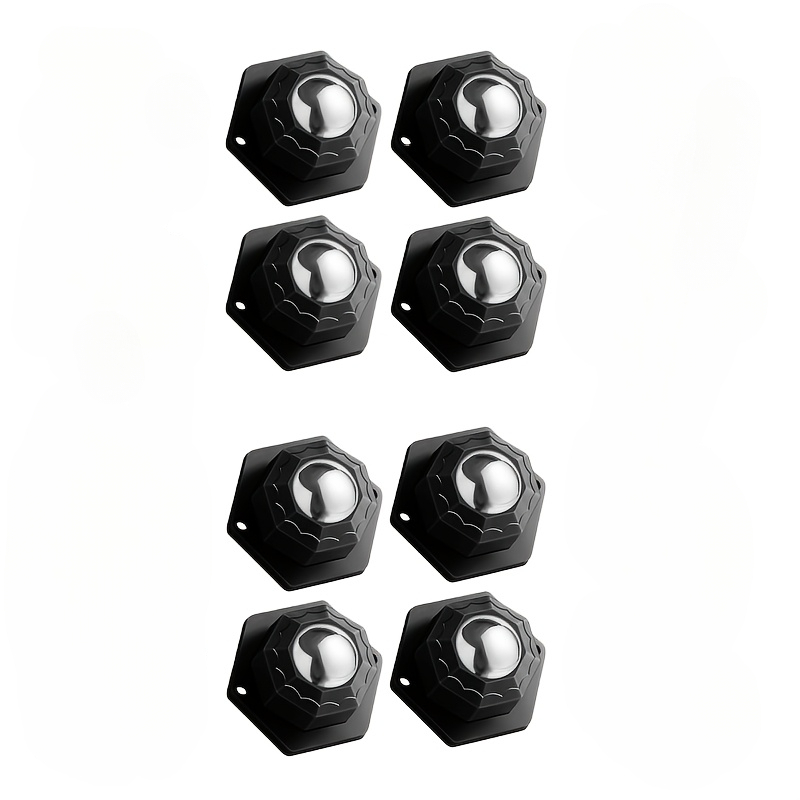 TEMU 8 Ruedas giratorias de resistencia para muebles - Rotación de , autoadhesivas, ruedas suaves para movimiento fácil, adecuadas para muebles