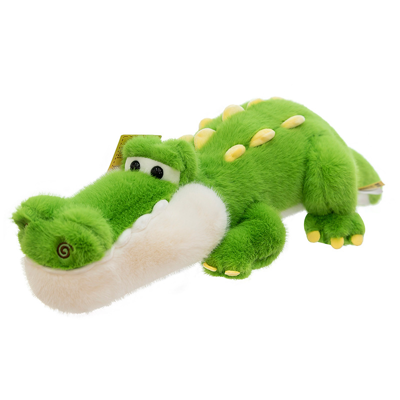 TEMU 1pc New Cute Cartoon Crocodile Plush Toy, High-end Dog Interactive Plush Doll, Gift