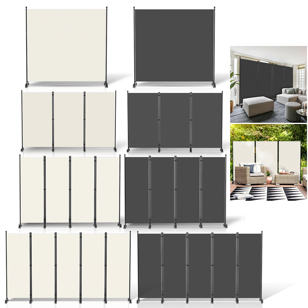 A Portable Privacy Screen For Patios, Featuring Wheels For , Suitable For , Gardens, Offices, And Living Rooms