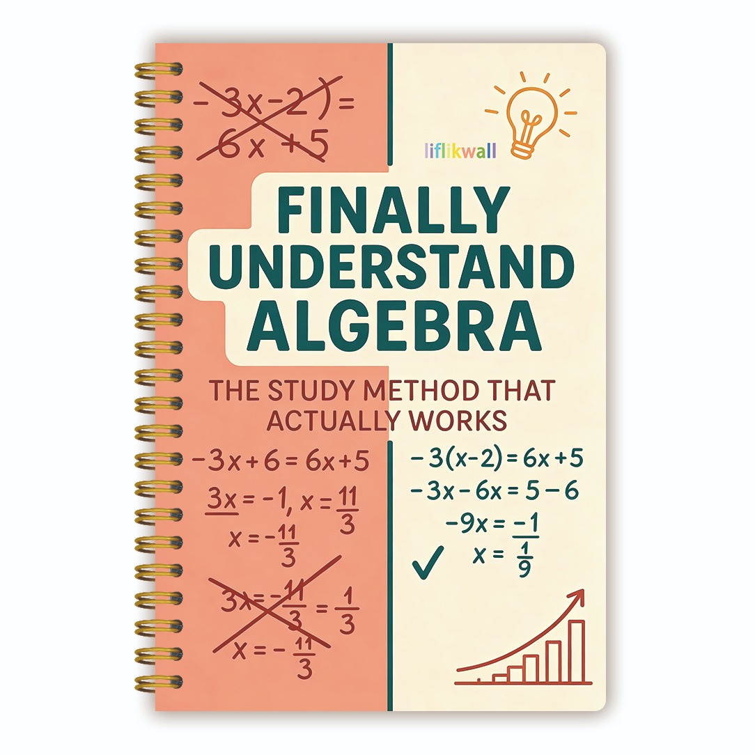 TEMU High School Algebra Spiral Notebook 1pc | 5.5 X 8.3 Inches | Inner Pages Contain Algebraic Knowledge | Algebraic Formula Handbook | Helping High