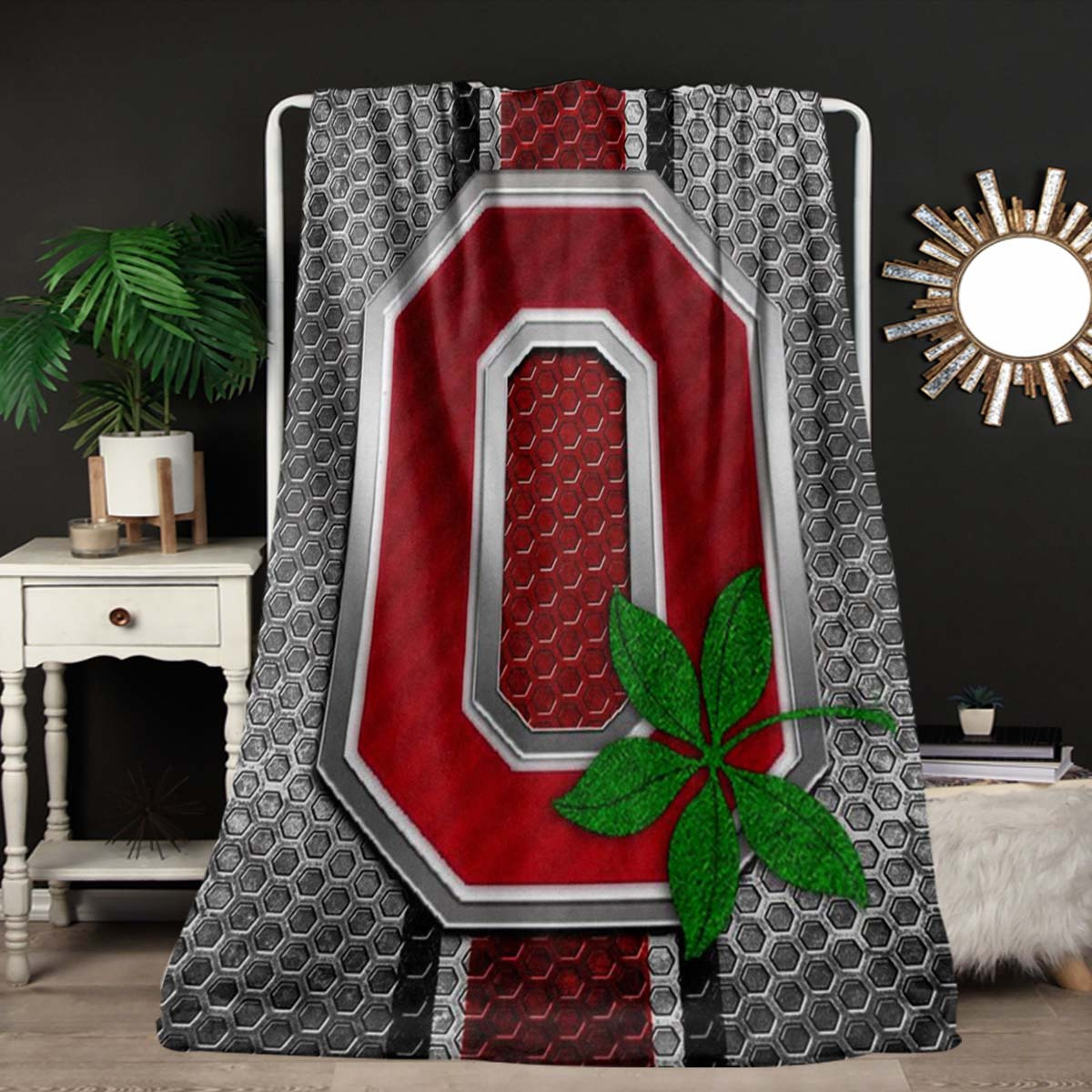 

Cozy Flannel Throw Blanket With Ohio State Design - Soft, Warm & For All - Perfect Gift For Sports Fans