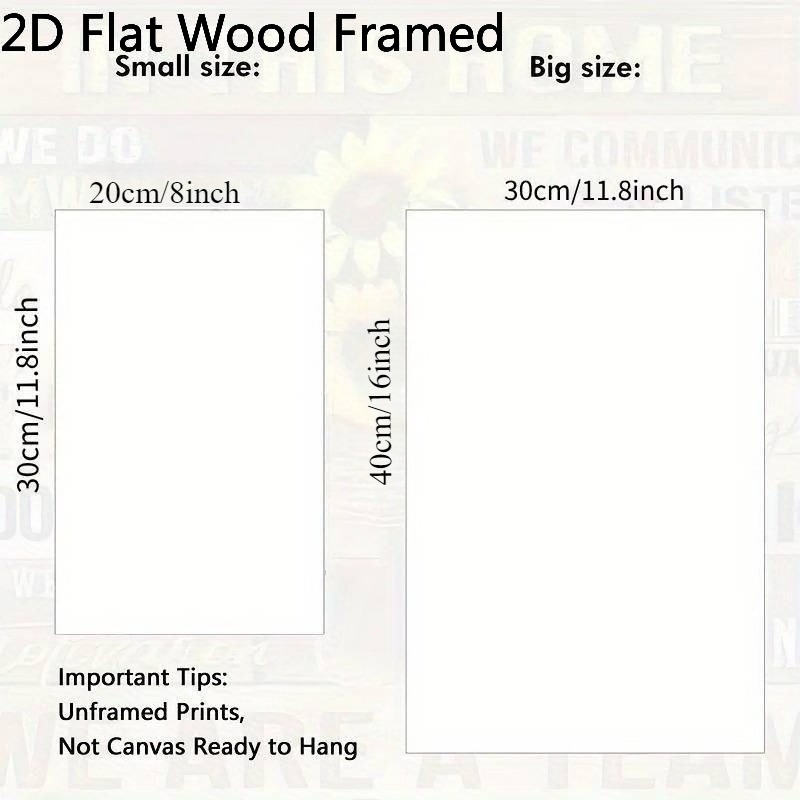 Personalized 2D Flat Custom Poster - Wildflowers Prints Set