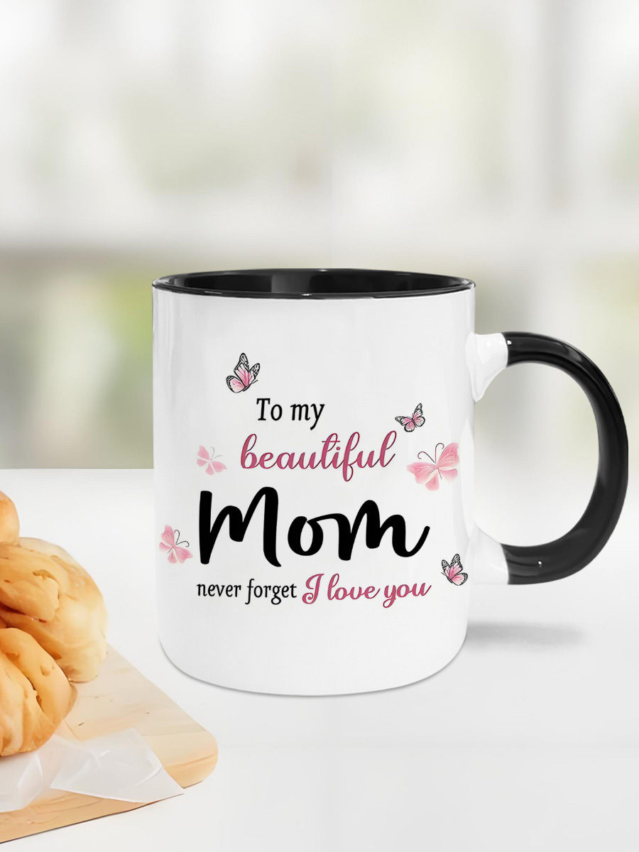 1pc   mug suitable for mom elegant ceramic coffee tea   with   ideal gift for mothers day for     mum mama Product details 0
