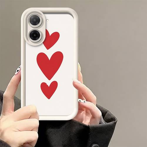 ํด๋ํฐ ์ผ์ด์ค - xiaomi poco x8 pro max, x7 pro, x6 poco c75, c71, c65, c61, c85x ํด๋ํฐ ์ผ์ด์ค, ์์ผ๋ก ๊ทธ๋ฆฐ ํํธ ํจํด, ๋ฐ์ ๋ฐฐ๊ฒฝ์ ๋ก๋งจํฑํ ์ธ๋กํ ๋นจ๊ฐ์ ์ฌ๋ ๊ธฐํธ, ๊ฐํธํ ์ฌ๋ ํ
๋ง