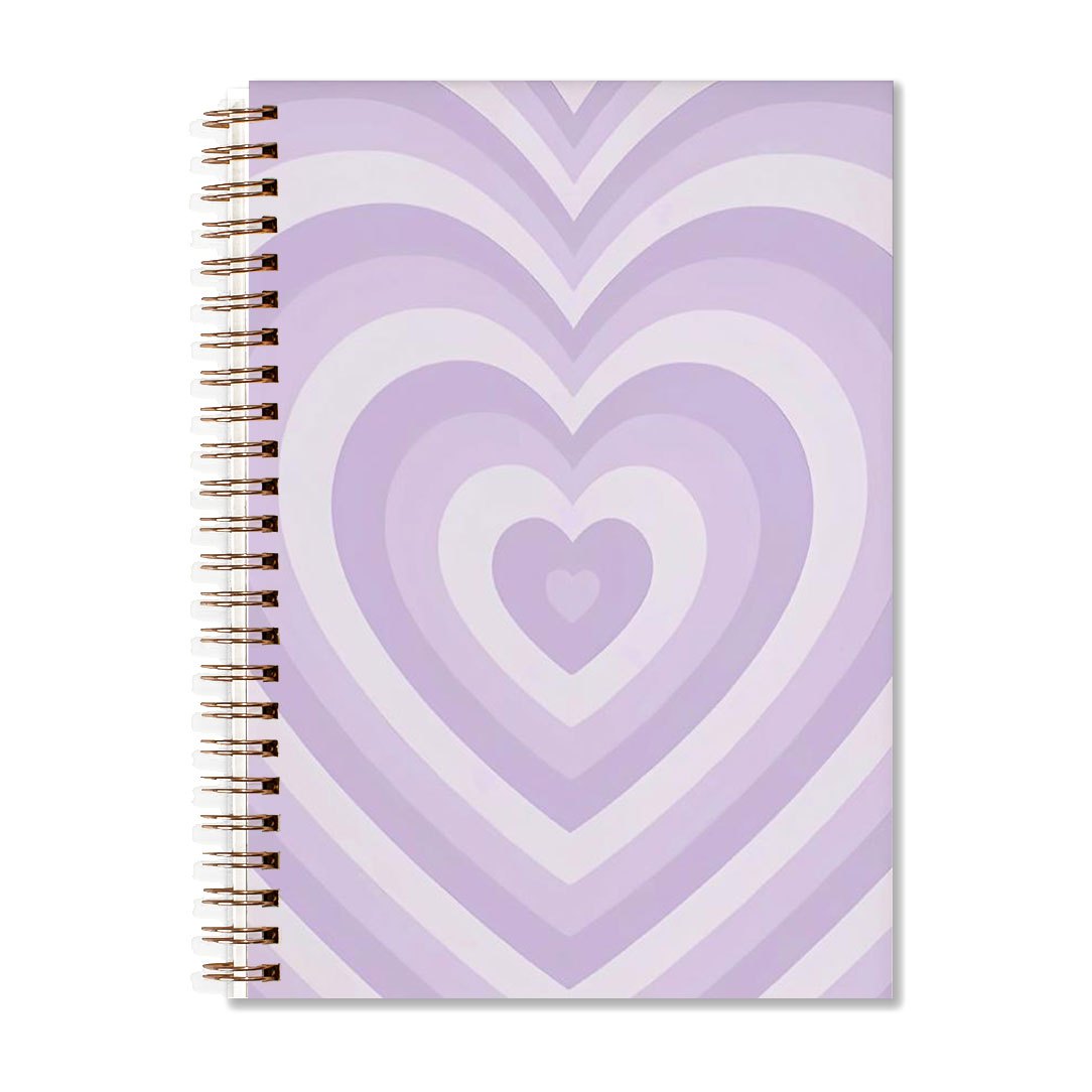 TEMU 1pc A Purple-themed Love Notebook Designed For School Use, Note-taking, And Work Writing. It Makes A Great Christmas Gift For Women And Is