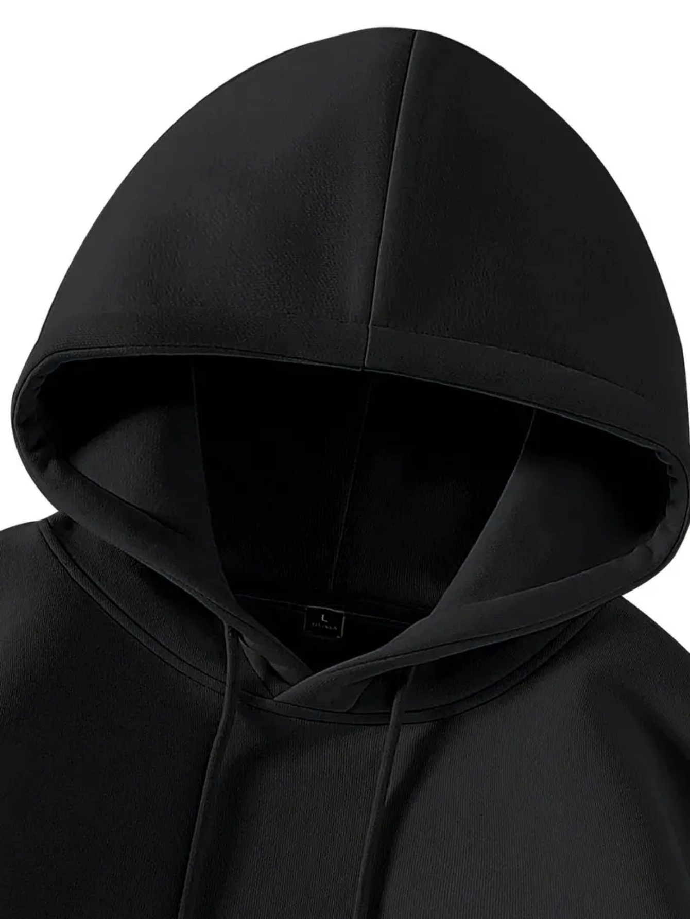 Men's Gothic Wing Print Hooded Sweatshirt