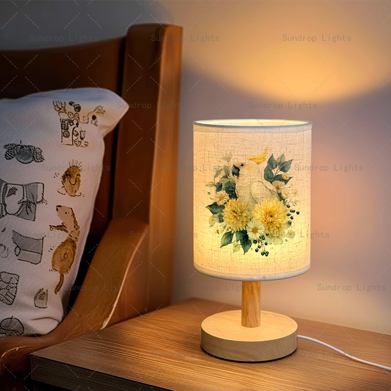 LED Fabric Desk Lamp for Bedroom & Office