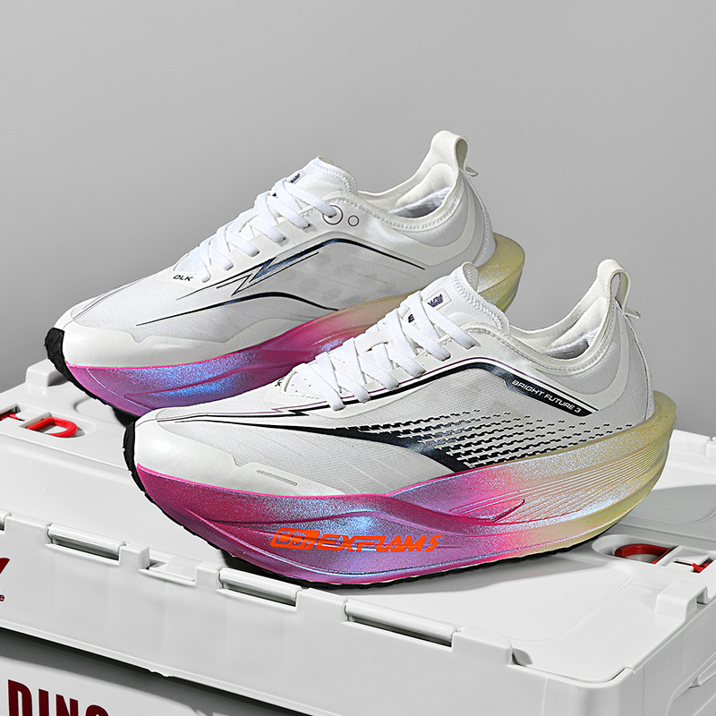 Carbon Plate Running Sneakers with Sole & Cushioning Suitable for, Gym, Sneakers - Low-Top Breathable Sneaker for Track Training, Casual Wear, Lace-Up (EU 33-44)