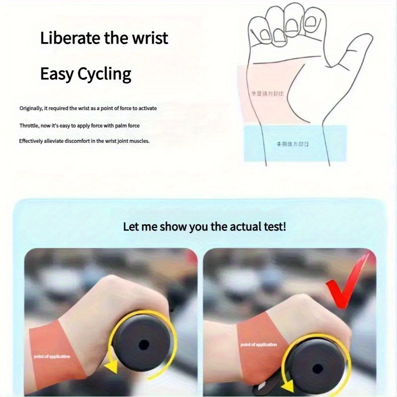1/2 piezas de la última empuñadura asistente de acelerador en fibra de carbono para motocicleta - potenciador de aceleración, descanso del acelerador, control de crucero, manija auxiliar con guantes cómodos y abrazadera ahorradora de combustible