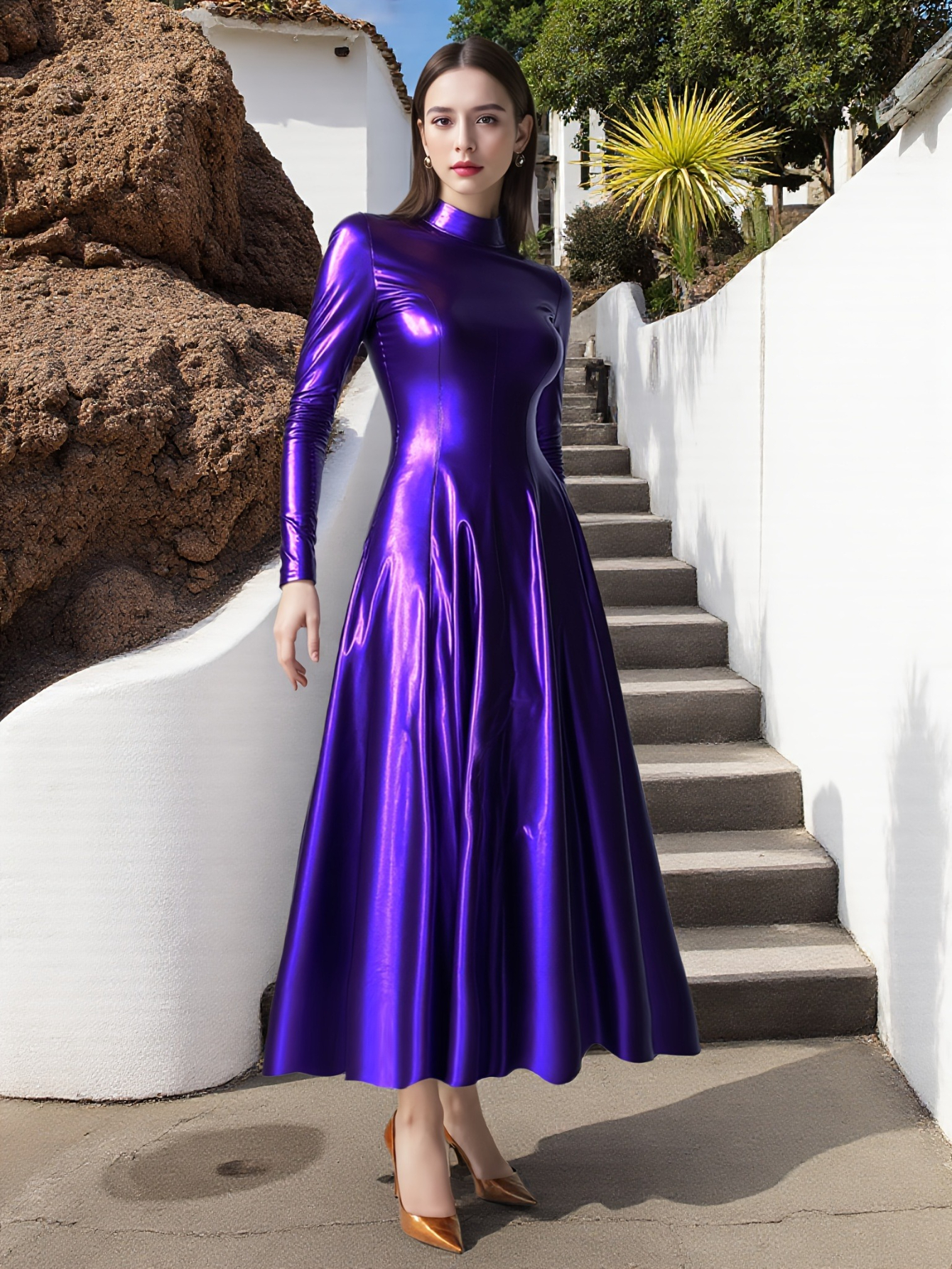 leather dresses sold on Temu United States