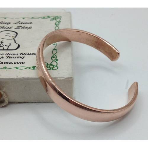 100 copper bracelet solid and high gauge pure copper