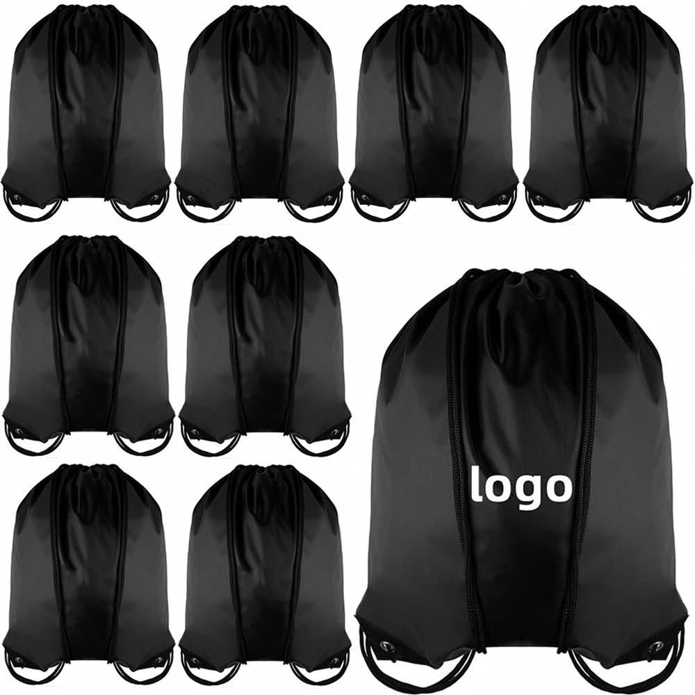 E-shop 10 Stück Blanko Sublimations-Kordelzugbeutel Kordelzugrucksack Großpackung Wärmepresse Wiederverwendbare Sublimationsbeutel, Faltbare