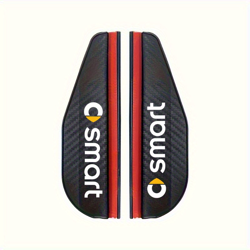 TEMU Conjunto de Dois e Proteções de Chuva Texturizadas em Fibra de Carbono Espessa, Adequados para Modelos como Smart Elf 5, Smart Elf 1, Smart Elf