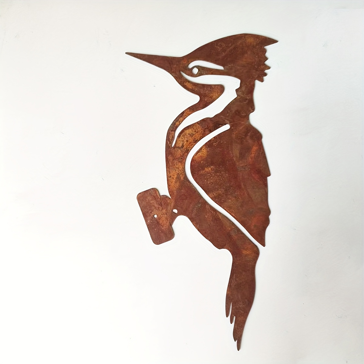 TEMU 2d Flat 1pc Elegant Bird Silhouette Garden Decorative Stake, Outdoor Decorative Art, Featherless, No Electricity Required, Suitable For