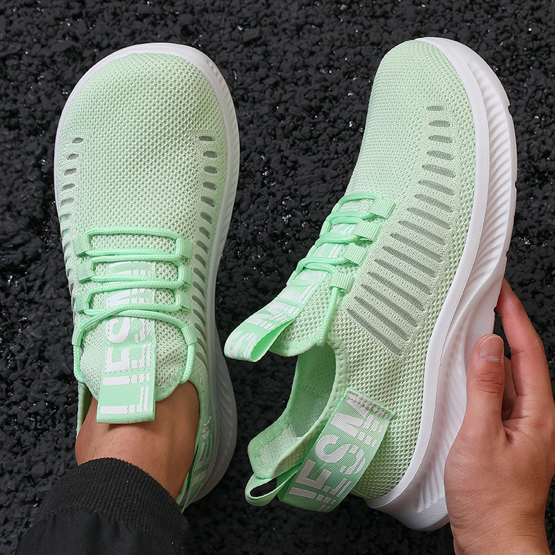 TEMU Ladies' Fat And Wide Last Casual Sports Shoes, Retro And Fashionable Color Matching, Multi- Size , Lightweight, Breathable, And Versatile,