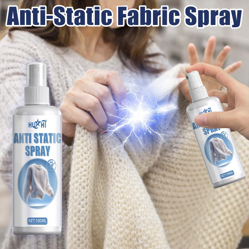 100ml anti static fabric spray   for clothing autumn and winter anti static home soft decoration maintenance   suitable for shirts sweaters dresses bedding curtains quick drying  