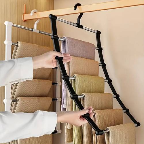 item picture 1pc textured metal clothes hanger with an space saving design of clothes hangers suitable as gifts for christmas halloween fathers day and mothers day