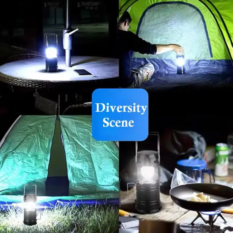 solar led camping lantern portable retractable hanging trekking tent light 1200mah nickel battery 36v operating voltage with for motor vehicles solar powered neon details 4