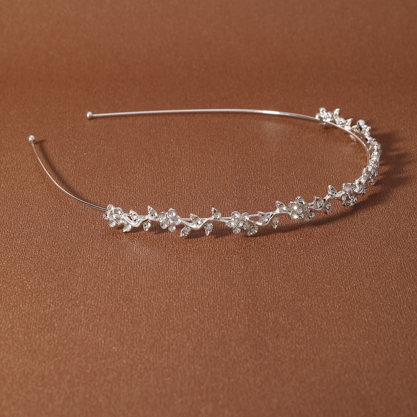 E-shop Weißes Strass Stirnband Haarband Geburtstagskleid Elegantes Performance Stirnband Dekoration