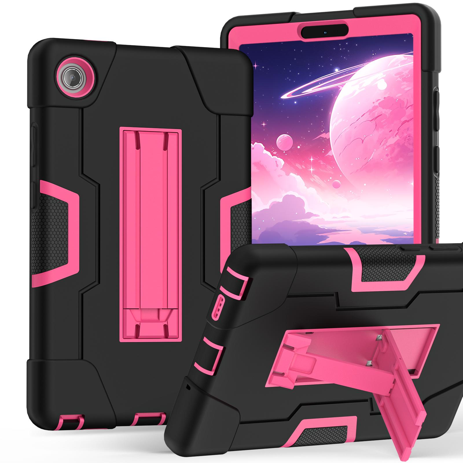 TEMU Tablet Case: Suitable For 8.7-inch, Contrast Color Multifunctional Hidden Stand With Edge Thickening Protection For Office/study/entertainment,