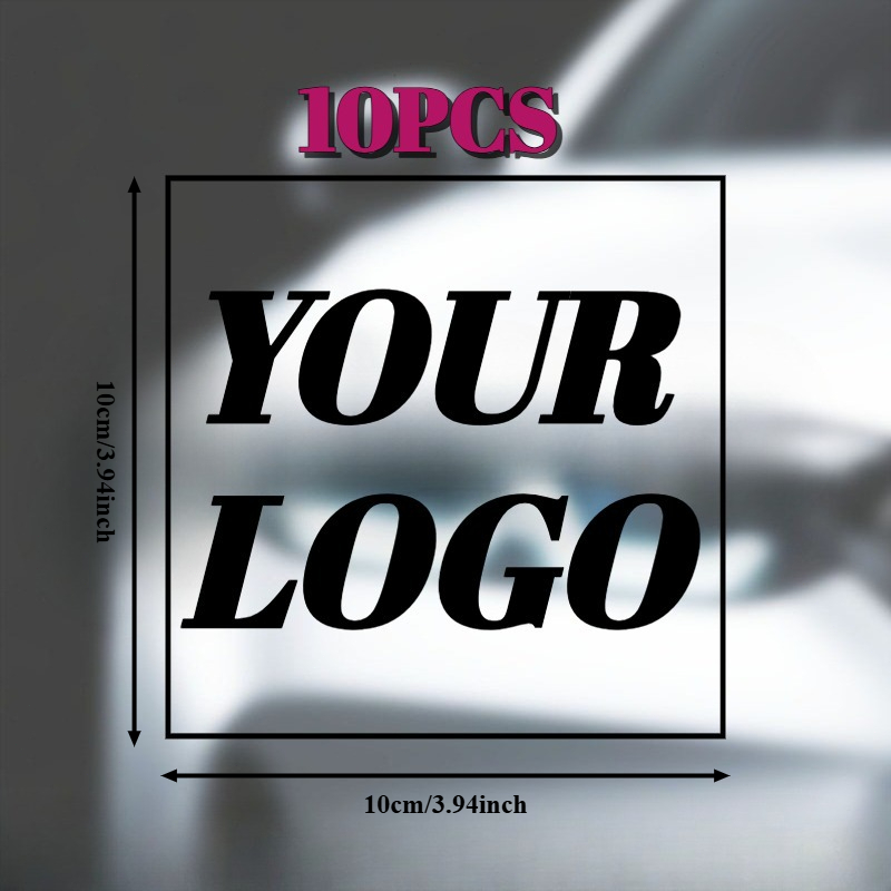 TEMU 5-10pcs Of Large-size Uv Transfer Stickers - Round, Square, And Rectangular Shapes - Personalized Diy Customization With Uv Printing And