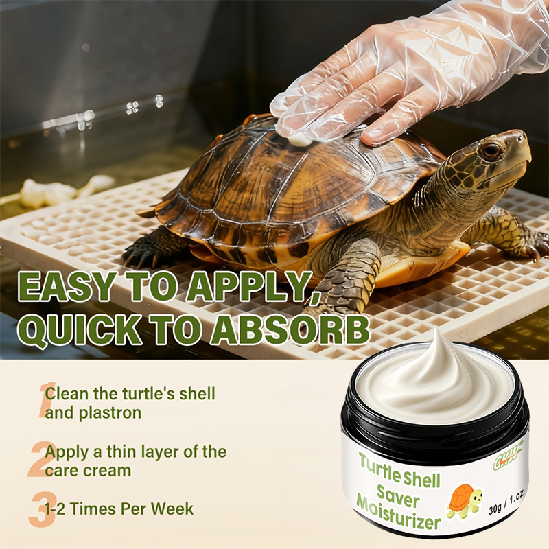 Tortoise Shell Care Cream, Tortoise Shell Gloss Paste, Reptile Care Products, Suitable for Tortoises of All Sizes, Daily Care for Reptiles, Small Lizards Can Also Use a Small Amount