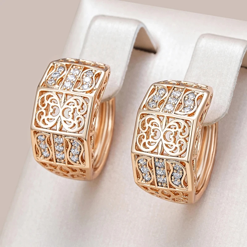 6pcs Luxury Multi-Style Earring Combo Set, Unique Stackable