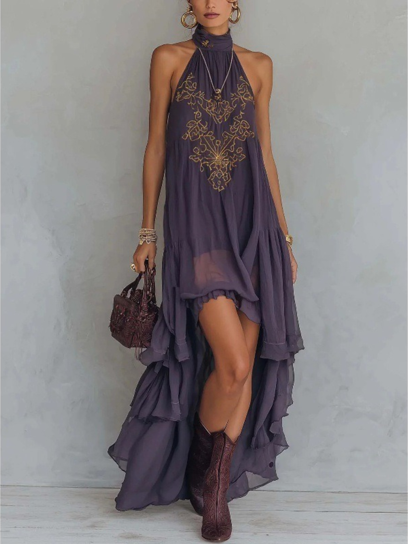 floral dresses long sleeve Blush Floral Long Sleeve Maxi Dress - Floral Dresses