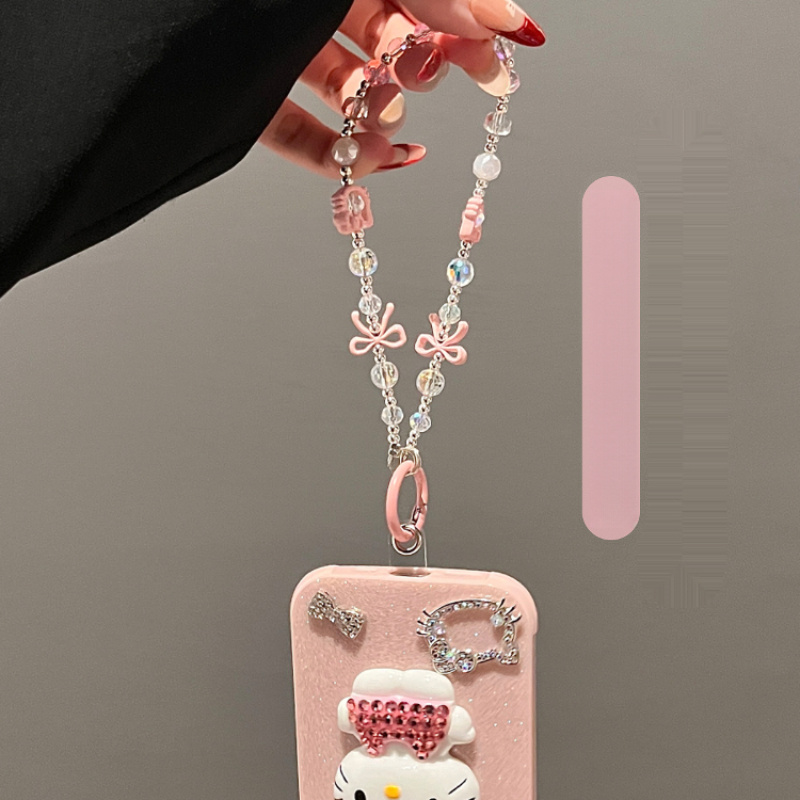 Korean-Style Sparkling 3D Diamond for hello kitty Bow Phone Case Suitable for Iphone 16 Pro Max, New Model for Apple 15 Pro, Perfect for, Light Luxury Design for 14 Pro, And Protective Case for 13