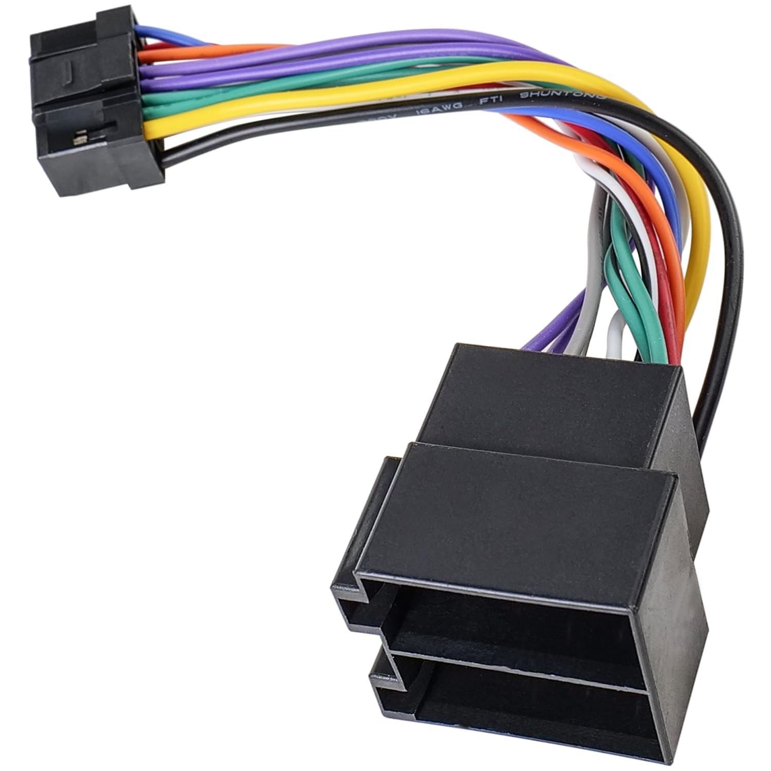 TEMU 16-pin Wiring Harness Adapter Replacement For Alpine Car Radio Wire Harness Cable Stereo Connector Compatible With For Alpine Cda Cde Ute Models