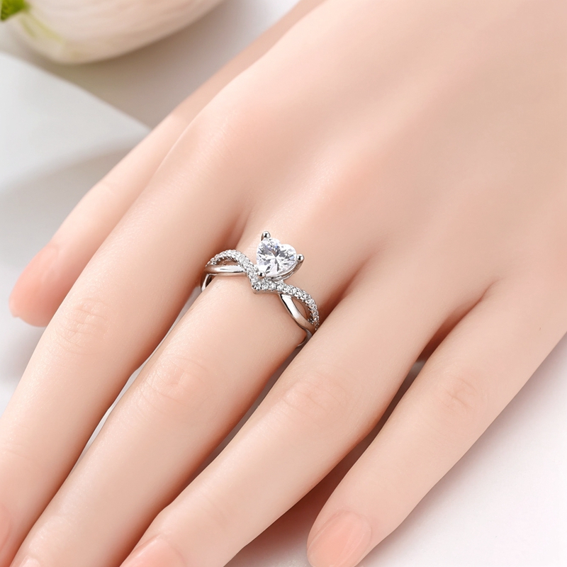 Women's Hypoallergenic Elegant Open Ring, Personalized Gift