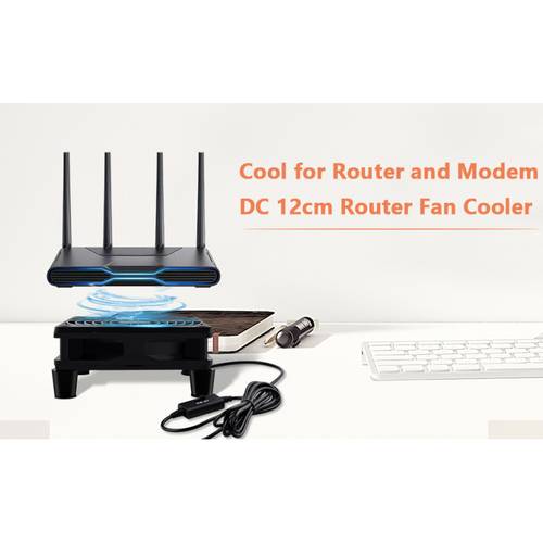 quiet 120mm router fan cooler with l m h 3 degree speed controller 5v usb powered cooling case fan for router modem receiver dvr playstation tv box