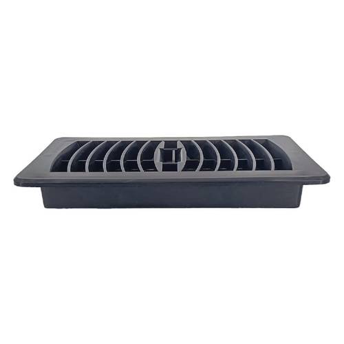 4x10 inch heavy duty plastic floor register black hvac heating cooling system vent with in installation durable airflow design for residential commercial use compatible with standard ducts low maintenance floor ventilation grille airflow management sleek heat transfer device engineering professionals business managers air unsized registers vertical bracket sealfule dampconnecteds dispopular opening