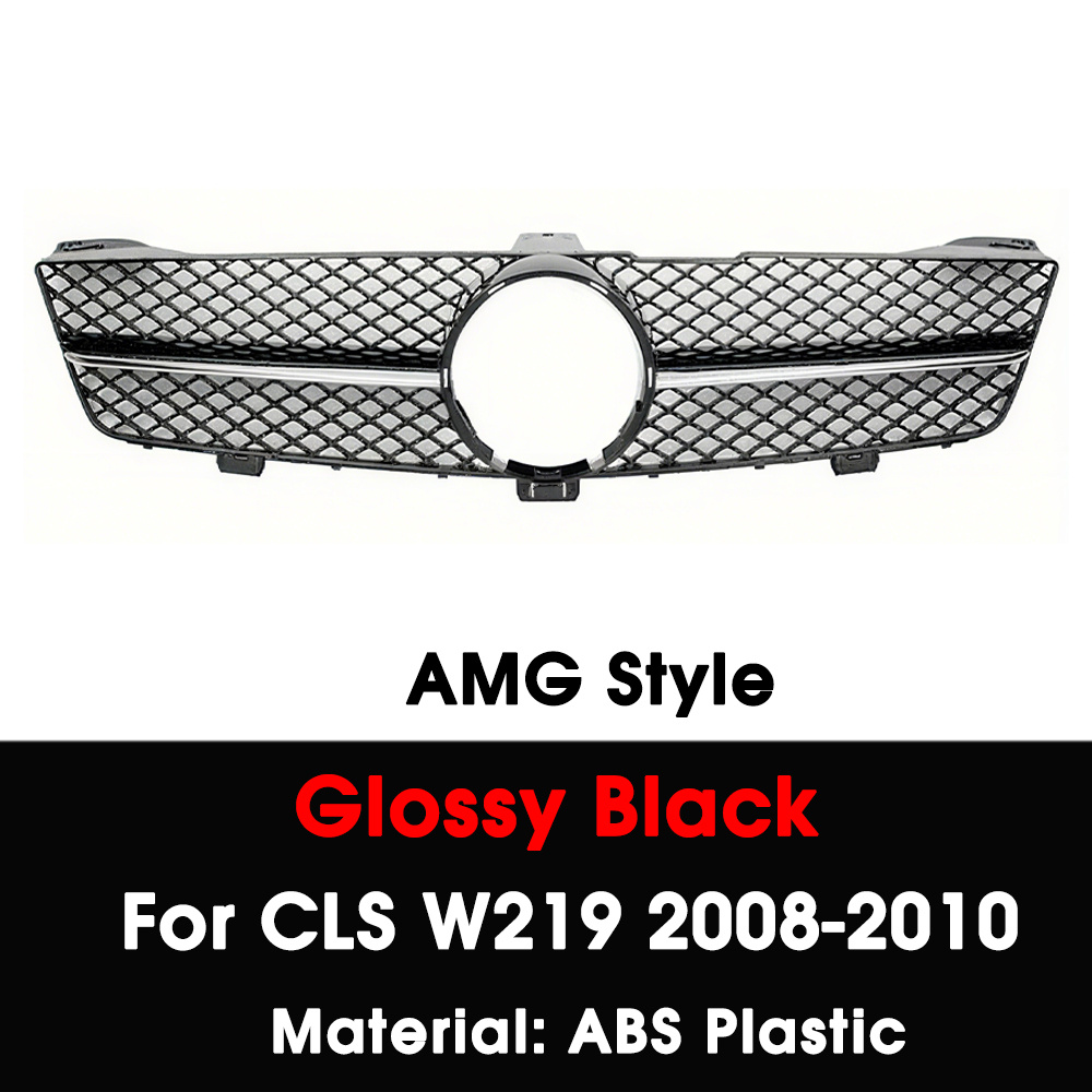 TEMU Front Grille Mesh For Diamond , Tuning Additions For Mercedes-benz W219 From 2005 To 2010