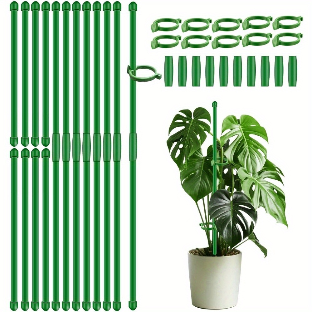 100 Stck Bambus-Pflanzstbe 40,6 Cm  Naturstbe Fr Garten,  Pflanzensttzen & DIY-Projekte