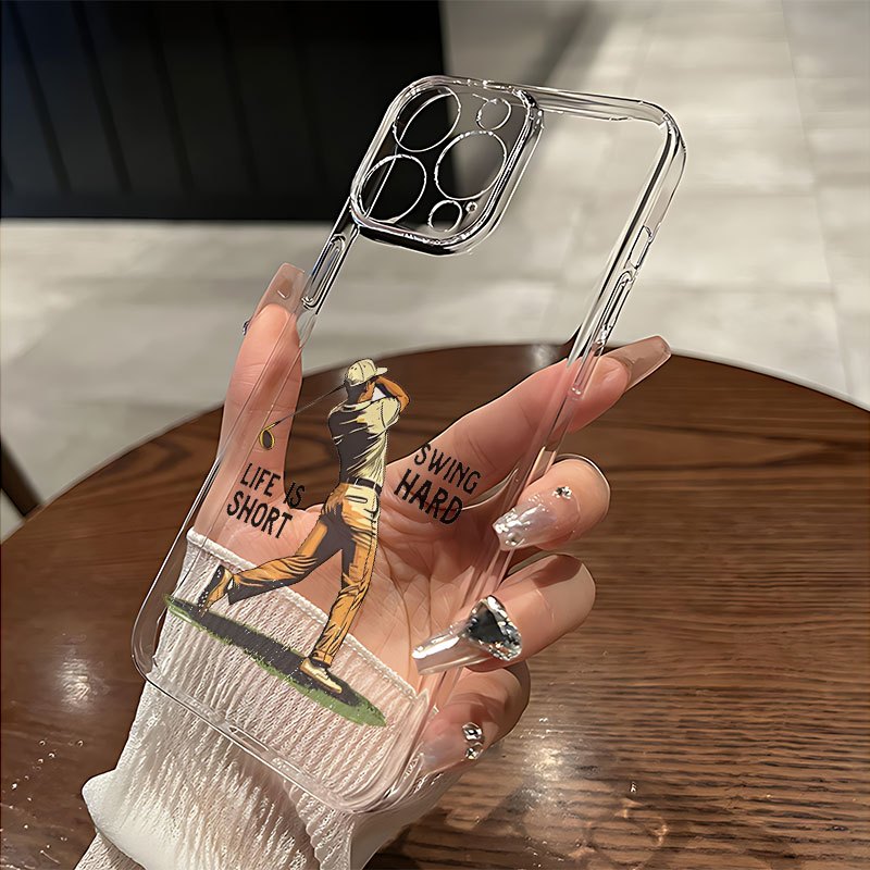 TEMU Phone Case - A Golf Design Transparent Phone Case, For Iphone 17/17 Air/17pro/17promax/for Iphone