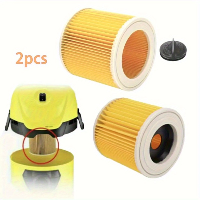 TEMU 1/2/4-pack Vacuum Cleaner Replacement Filters | Compatible With Wd2, Wd3, Mv2, Mv3, Wd2.200, Wd3.500, Wd3.200, A2204, A2254, A2101, A2201 |