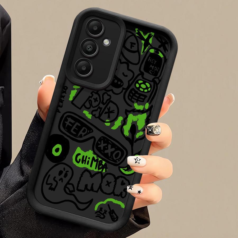 TEMU Phone Case For For Galaxy A16 A36 A56 A14 A26 A12 A13 A33 A32 A34 A23 A24 A22 Back Cover Street Classic Graffiti