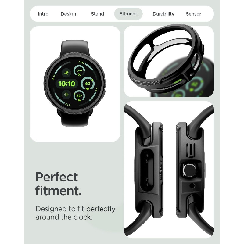 Étui pour Pixel Watch 4 avec support de charge - Compatible avec Pixel Watch 4 45mm (2025), Housse -rayures en TPU souple, Étui de  antichoc avec support de charge intégré, Compatible avec la montre connectée Pixel Watch 4