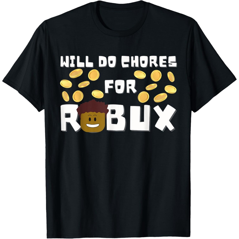 

& Professional Gamer Chores For Boys T-shirt, Cotton , Funny Black Shirt For 5-13y Boy Girl Teen