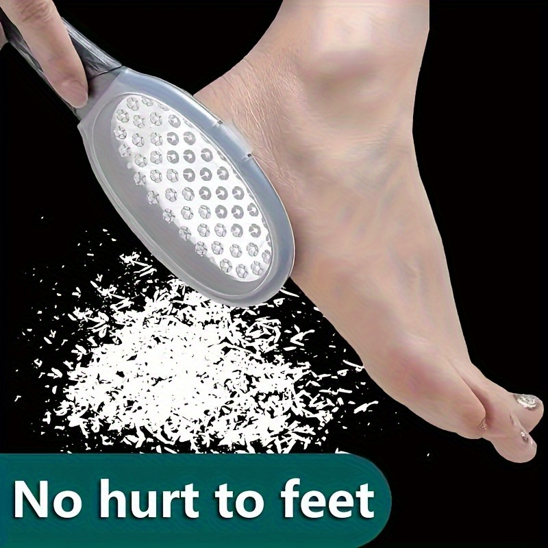 a professional stainless steel   file with a splash proof design ergonomic handle and coarse fine exfoliating surface made of durable plastic suitable for   pedicure and manicure care a perfect gift for graduations thanksgiving