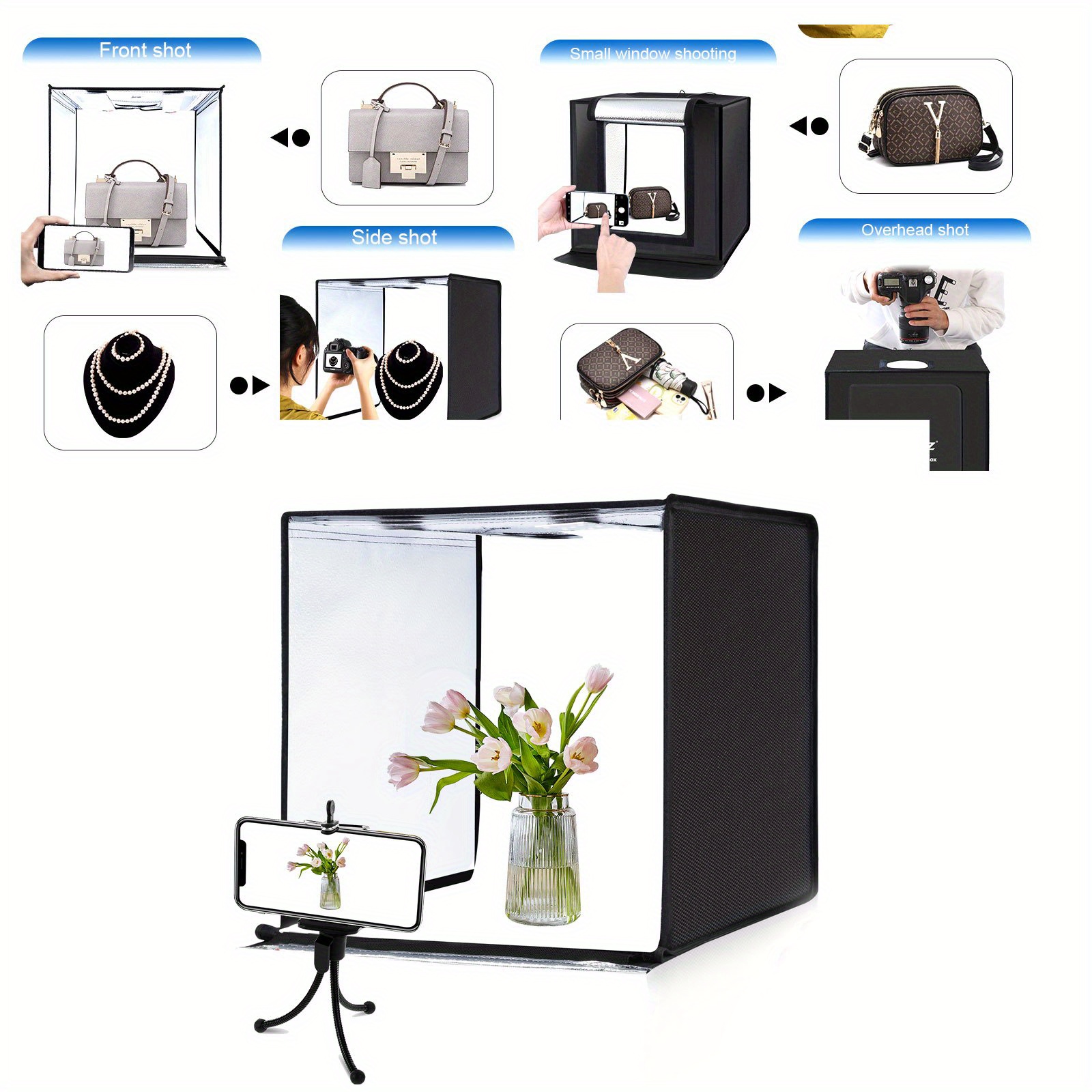 light box photography 24x24x24 inch large photo light Temu