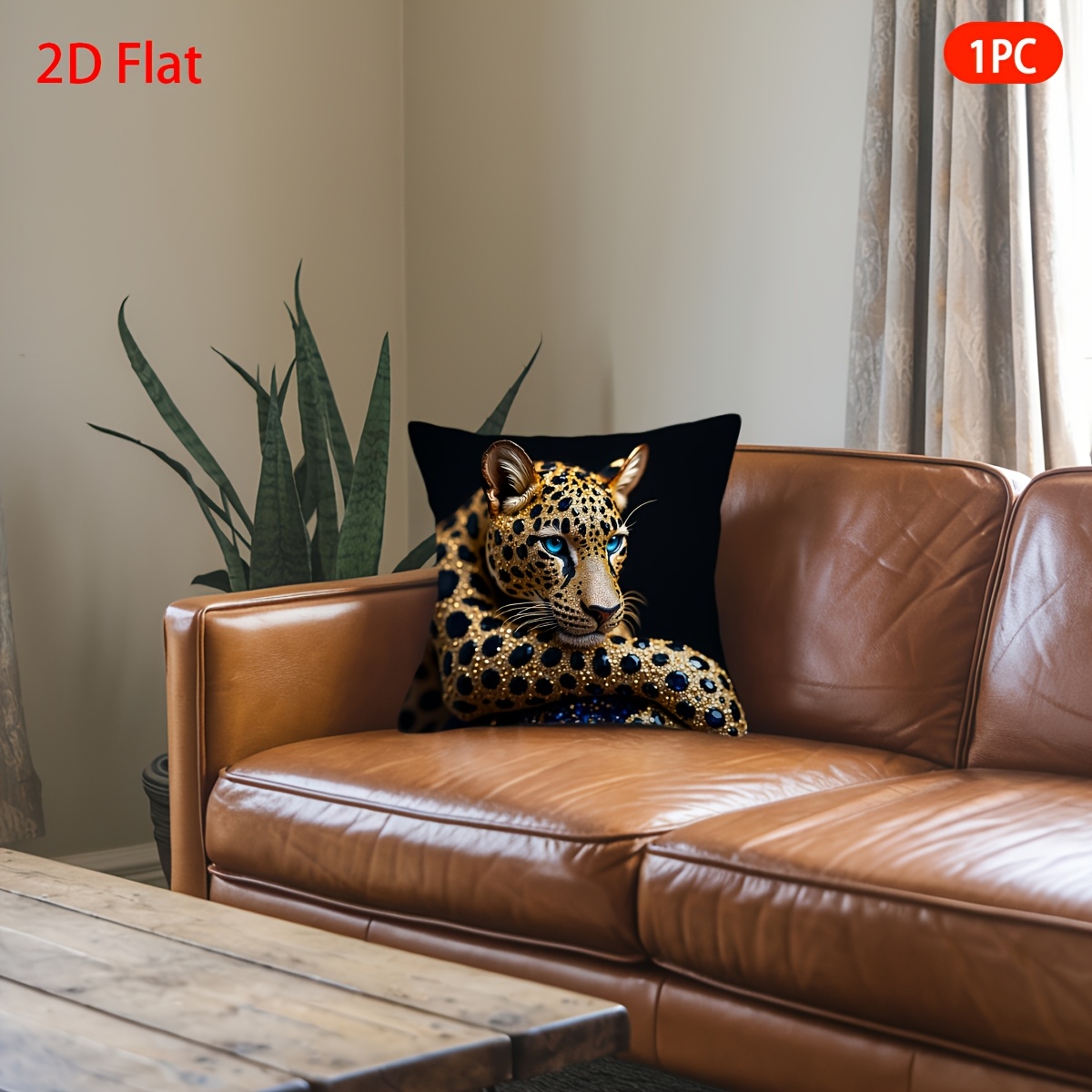 TEMU 1pc Pillowcase, Print Pillowcase - Soft And Polyester Short Plush Fabric, Single-sided Printed Pattern, 45cm*45cm, With Zipper Closure Design,