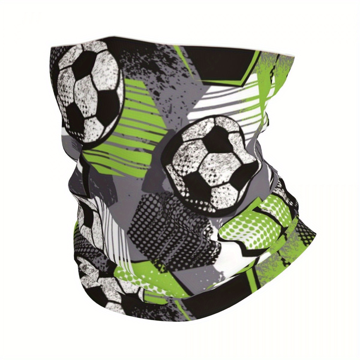 

Écharpe Hip-Hop à Thème de Football Vert - Légère, Respirante et Évacuant l'Humidité pour Cyclisme et Course