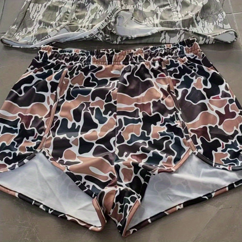[Cute Camouflage Shorts] Cute Fashionable Sports Camouflage Shorts, Men's and Women's Shorts | Comfortable Street Wear