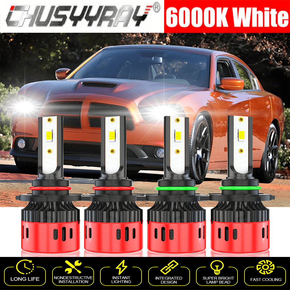 2006 dodge charger fog light bulb For Dodge Charger 2006-2009 9145 100W LED Fog Light 14000k Pink Purple Bulbs main image 0