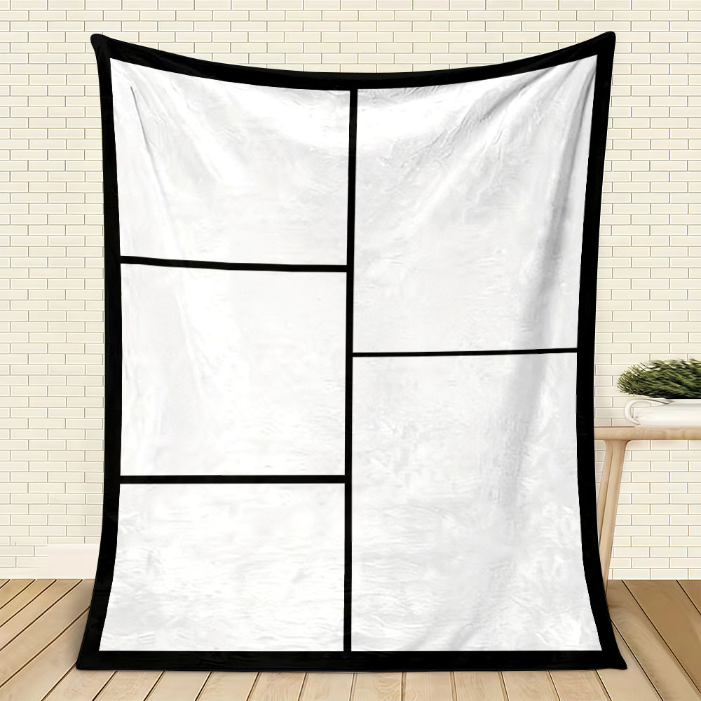 TEMU 1 Custom Photo Personalized Family Blanket – A Mother's Day Gift, Easter-themed Home Blanket – Warm And /summer Air-conditioned Blanket.