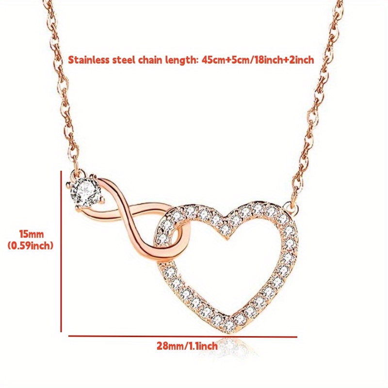 Bohemian Heart Pendant Necklace for Daughter, Gift Box