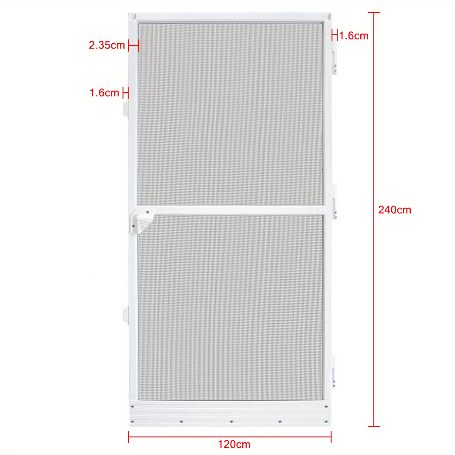 Image of Aweioo Fly Screen Door/insect-repellent 120 X 240 Cm Fly Screen Door For And Patios, With Aluminium Frame